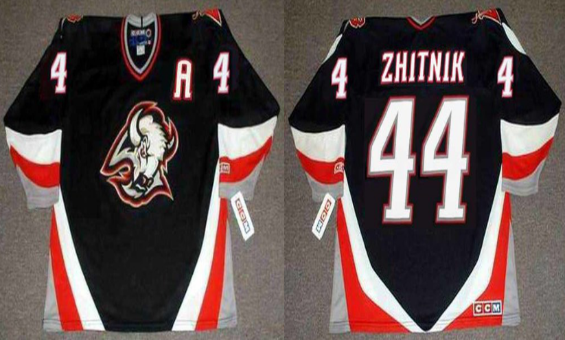 2019 Men Buffalo Sabres #44 Zhitnik black CCM NHL jerseys->buffalo sabres->NHL Jersey